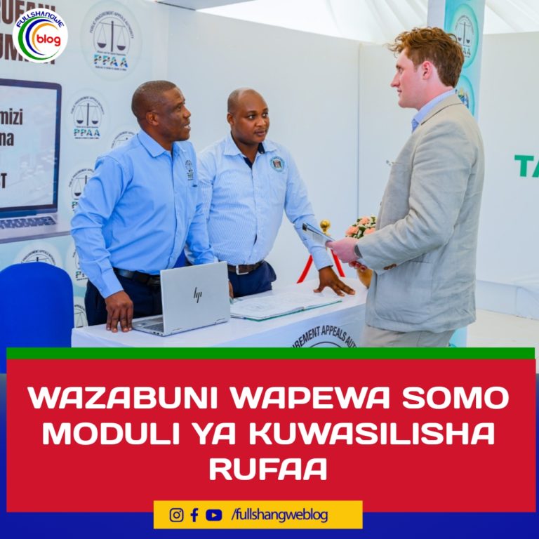 WAZABUNI WAPEWA SOMO MODULI YA KUWASILISHA RUFAA