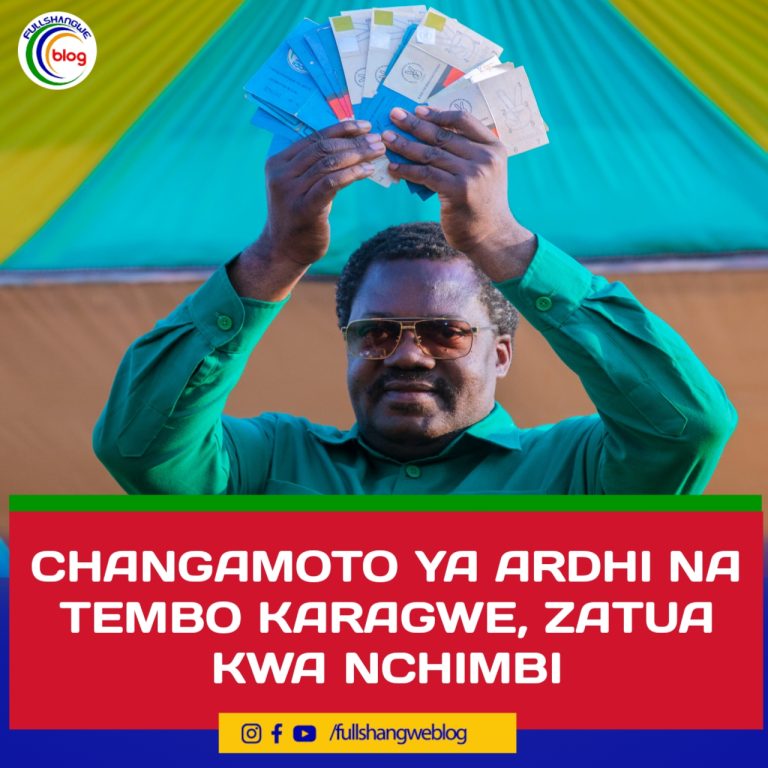CHANGAMOTO YA ARDHI NA TEMBO KARAGWE, ZATUA KWA NCHIMBI
