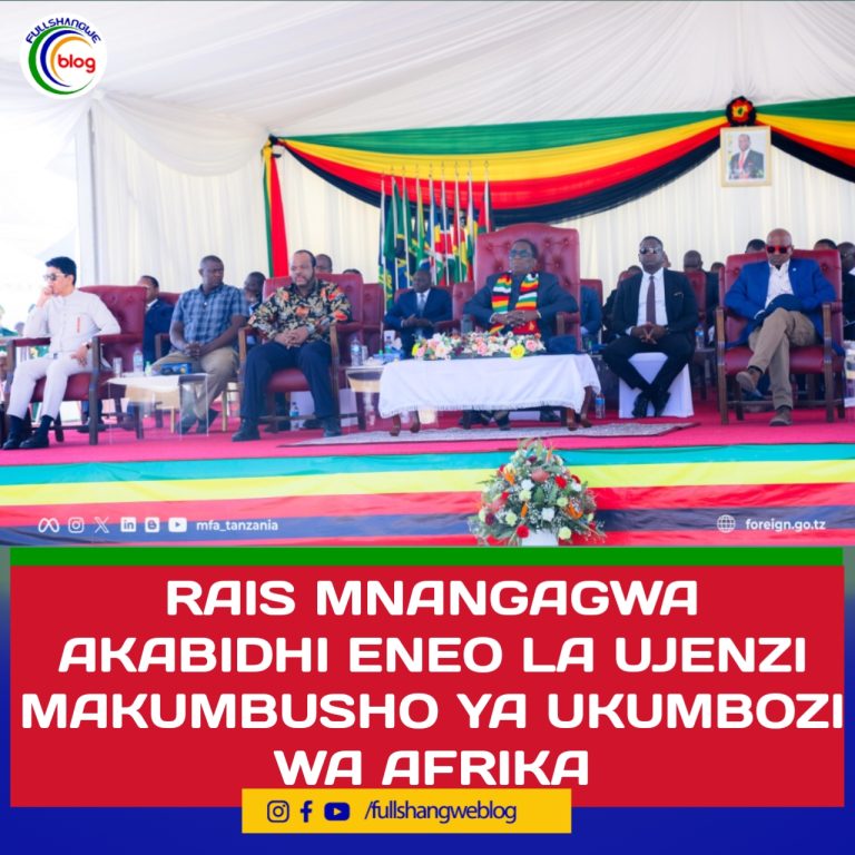 RAIS MNANGAGWA AKABIDHI ENEO LA UJENZI WA MAKUMBUSHO YA UKUMBOZI WA AFRIKA
