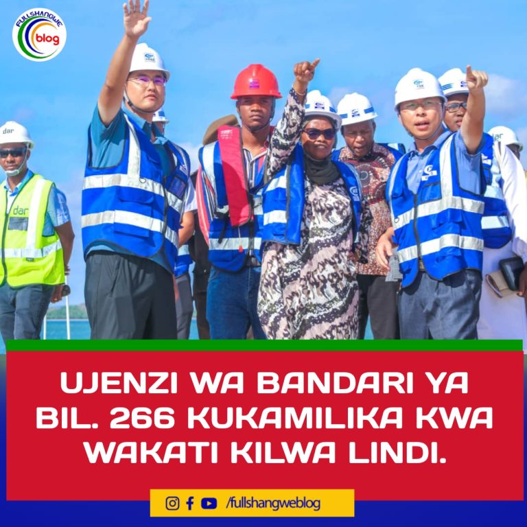 UJENZI WA BANDARI YA BIL. 266 KUKAMILIKA KWA WAKATI KILWA LINDI.