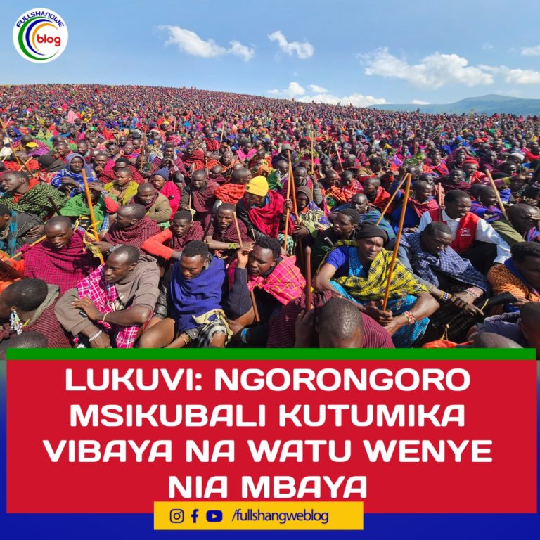 LUKUVI: NGORONGORO MSIKUBALI KUTUMIKA VIBAYA NA WATU WENYE NIA MBAYA