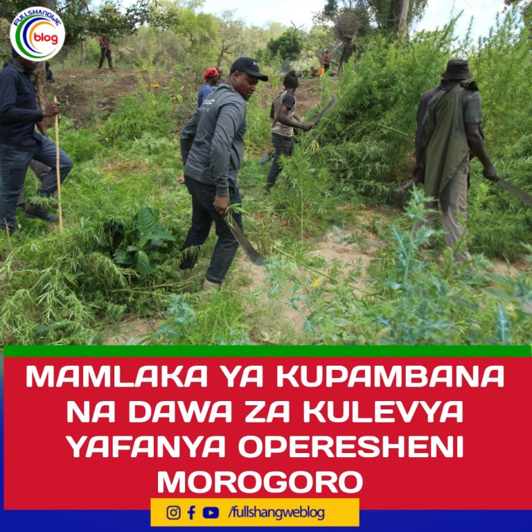 MAMLAKA YA KUPAMBANA NA DAWA ZA KULEVYA YAFANYA OPERESHENI MOROGORO