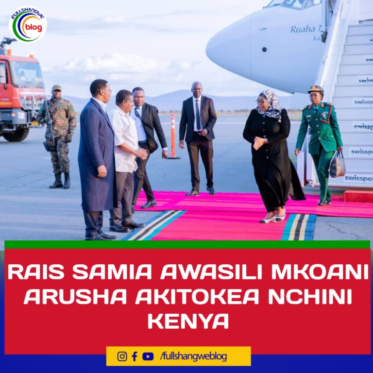 RAIS SAMIA AWASILI MKOANI ARUSHA AKITOKEA NCHINI KENYA