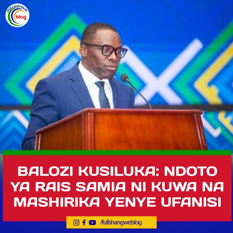 BALOZI KUSILUKA: NDOTO YA RAIS SAMIA NI KUWA NA MASHIRIKA YENYE UFANISI