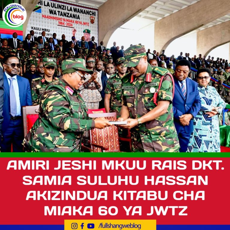 AMIRI JESHI MKUU RAIS DKT. SAMIA SULUHU HASSAN AKIZINDUA KITABU CHA MIAKA 60 YA JWTZ