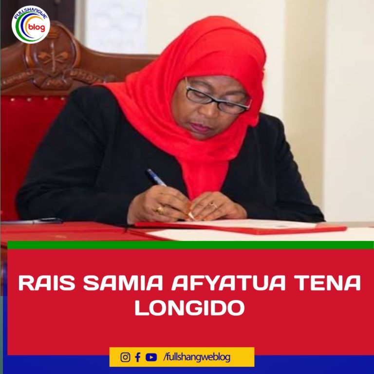 RAIS SAMIA AFYATUA TENA LONGIDO
