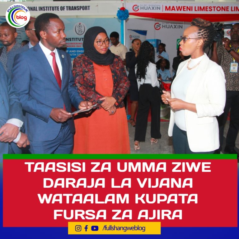 TAASISI ZA UMMA ZIWE DARAJA LA VIJANA WATAALAM KUPATA FURSA ZA AJIRA