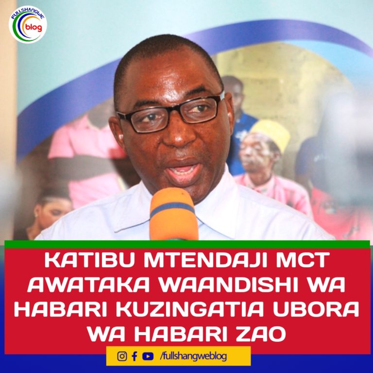 KATIBU MTENDAJI MCT AWATAKA WAANDISHI WA HABARI KUZINGATIA UBORA WA HABARI ZAO