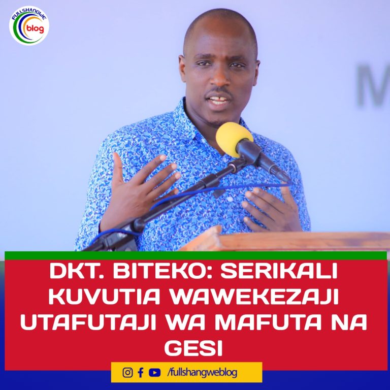 DKT. BITEKO: SERIKALI KUVUTIA WAWEKEZAJI UTAFUTAJI WA MAFUTA NA GESI