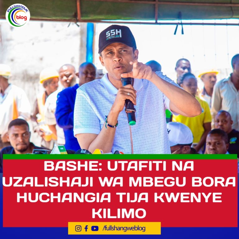 BASHE: UTAFITI NA UZALISHAJI WA MBEGU BORA HUCHANGIA TIJA KWENYE KILIMO