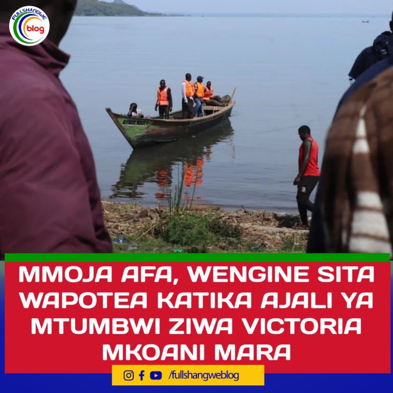 MMOJA AFA, WENGINE SITA WAPOTEA KATIKA AJALI YA MTUMBWI ZIWA VICTORIA MKOANI MARA