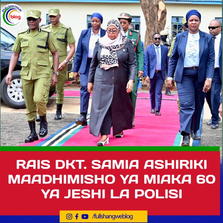 RAIS DKT. SAMIA ASHIRIKI MAADHIMISHO YA MIAKA 60 YA JESHI LA POLISI