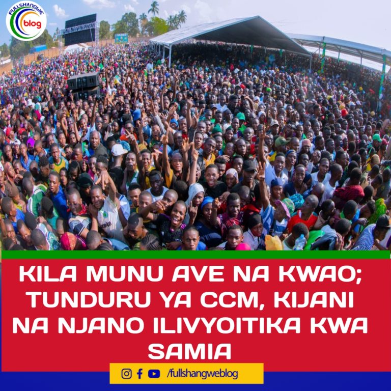 KILA MUNU AVE NA KWAO; TUNDURU YA CCM, KIJANI NA NJANO ILIVYOITIKA KWA SAMIA