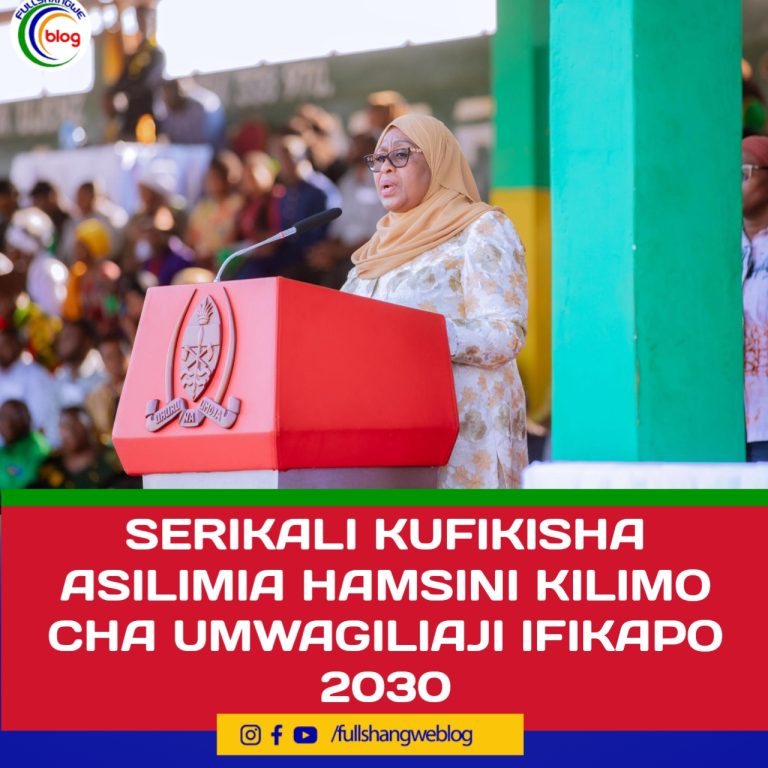 SAMIA KUFIKISHA ASILIMIA HAMSINI KILIMO CHA UMWAGILIAJI IFIKAPO 2030