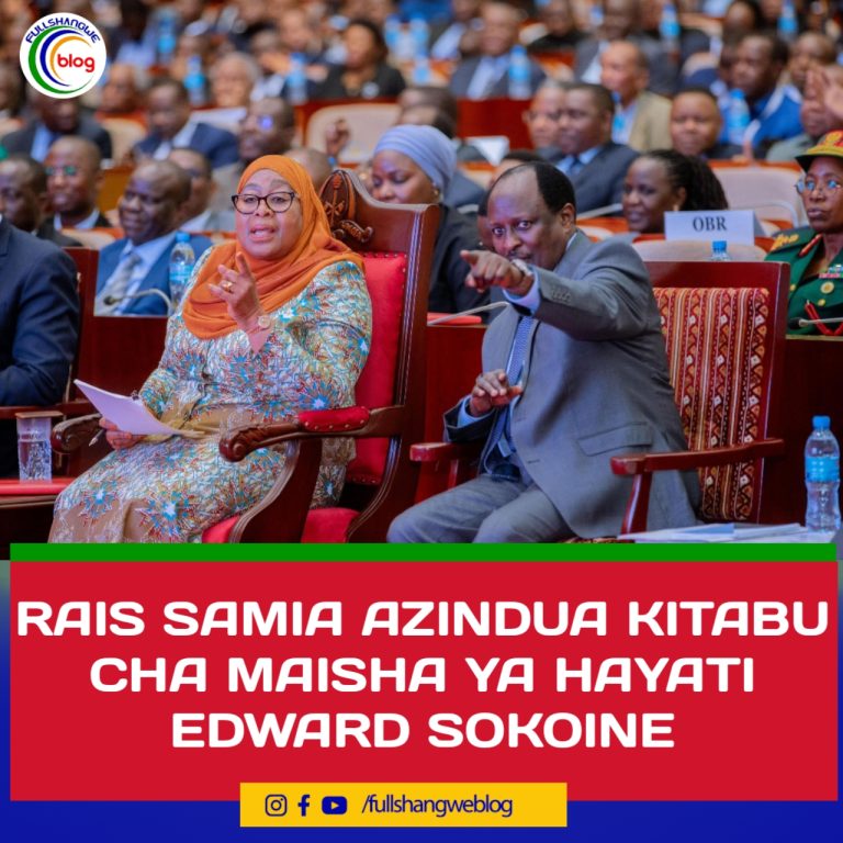 RAIS SAMIA AZINDUA KITABU CHA MAISHA YA HAYATI EDWARD SOKOINE