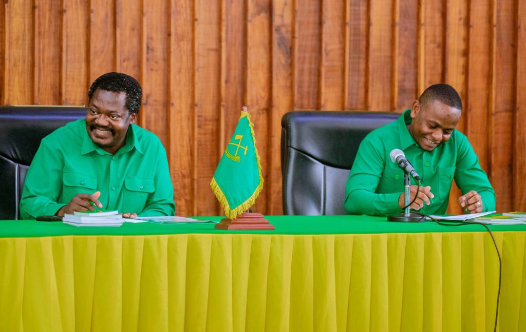 DKT. NCHIMBI ASHIRIKI KIKAO CHA BARAZA KUU LA UVCCM