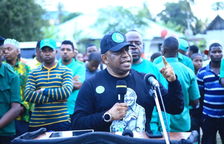 DKT.DIMWA: ATAJA MAMBO MATANO YA KUUNGWA MKONO UONGOZI WA DK.MWINYI.