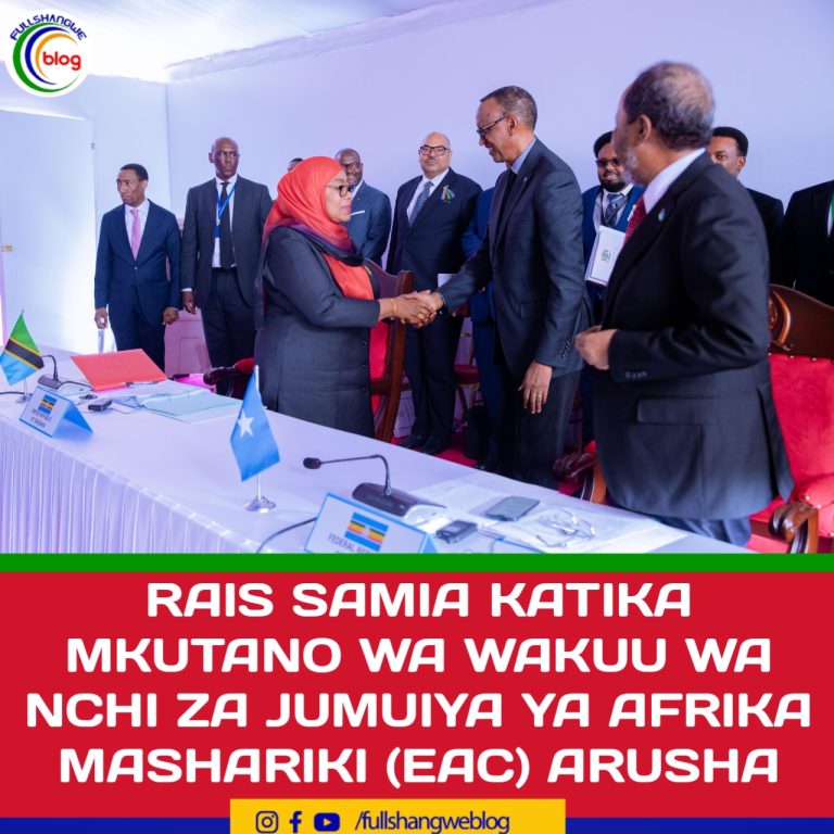 RAIS SAMIA KATIKA MKUTANO WA WAKUU WA NCHI ZA JUMUIYA YA AFRIKA MASHARIKI (EAC) ARUSHA
