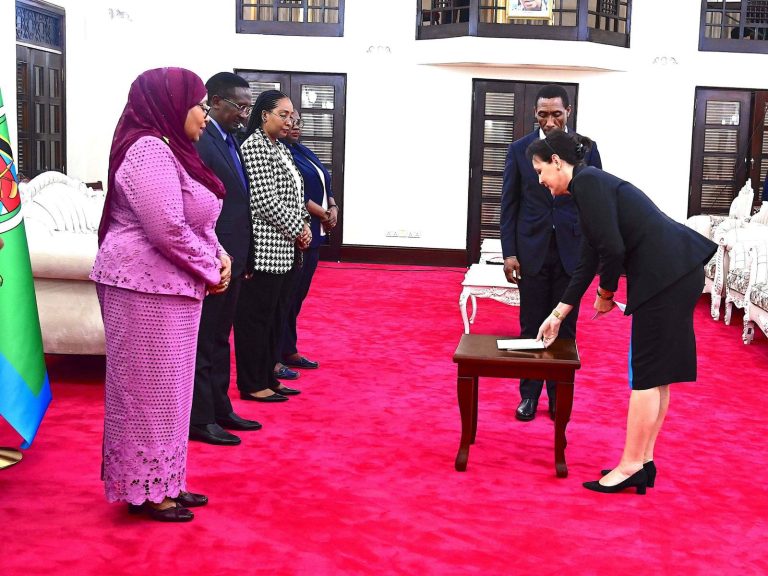RAIS SAMIA APOKEA HATI ZA UTAMBULISHO WA MABALOZI MBALIMBALI IKULU