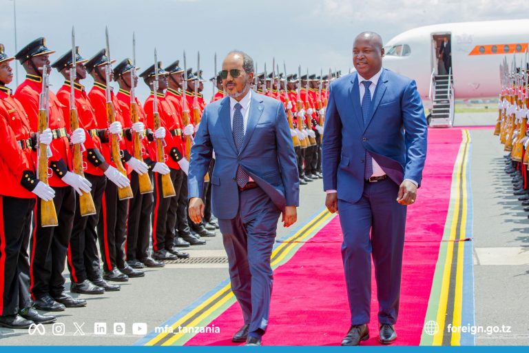 RAIS WA SOMALIA AKIWASILI ARUSHA