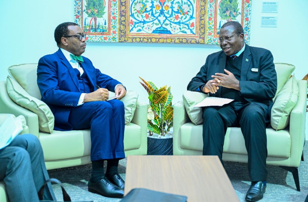 MAKAMU WA RAIS AFANYA MAZUNGUMZO NA RAIS WA AfDB – COP29