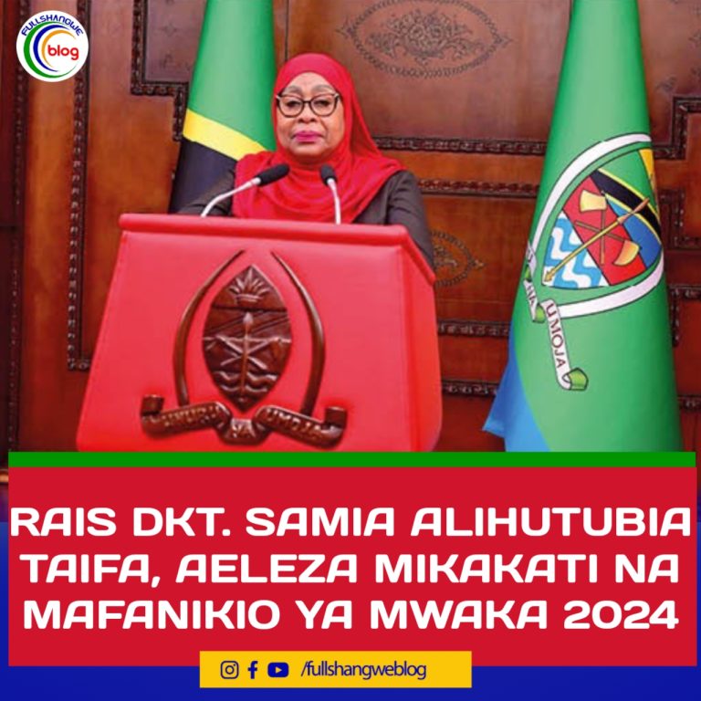 RAIS DKT. SAMIA ALIHUTUBIA TAIFA, AELEZA MIKAKATI NA MAFANIKIO YA MWAKA 2024