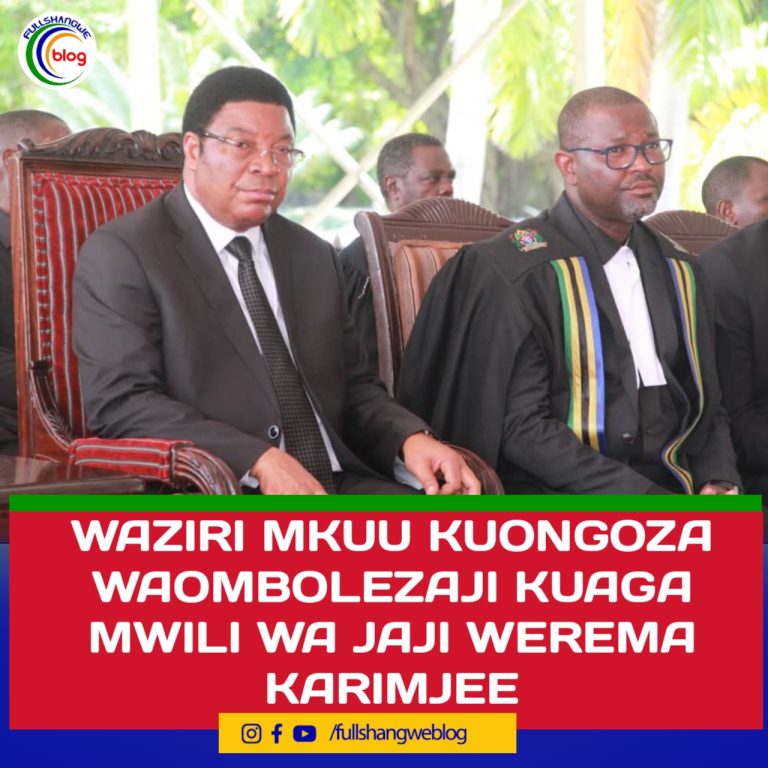 WAZIRI MKUU  KUONGOZA WAOMBOLEZAJI KUAGA MWILI WA JAJI WEREMA KARIMJEE