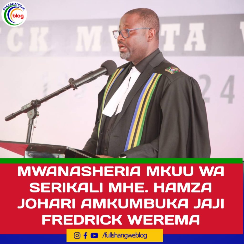 MWANASHERIA MKUU WA SERIKALI MHE. HAMZA JOHARI AMKUMBUKA JAJI FREDRICK WEREMA