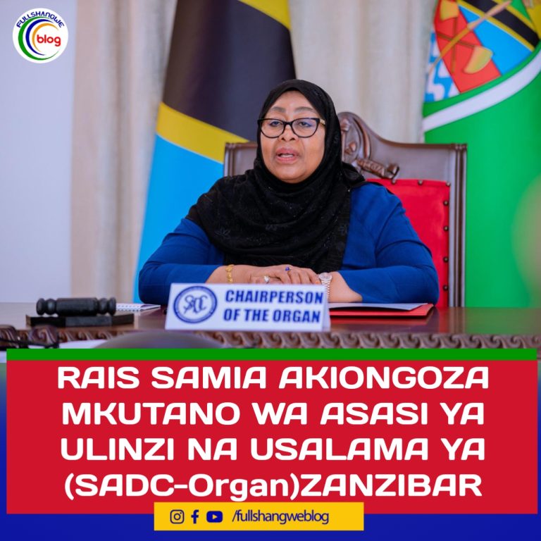 RAIS SAMIA AKIONGOZA MKUTANO WA ASASI YA ULINZI NA USALAMA YA (SADC-Organ)ZANZIBAR