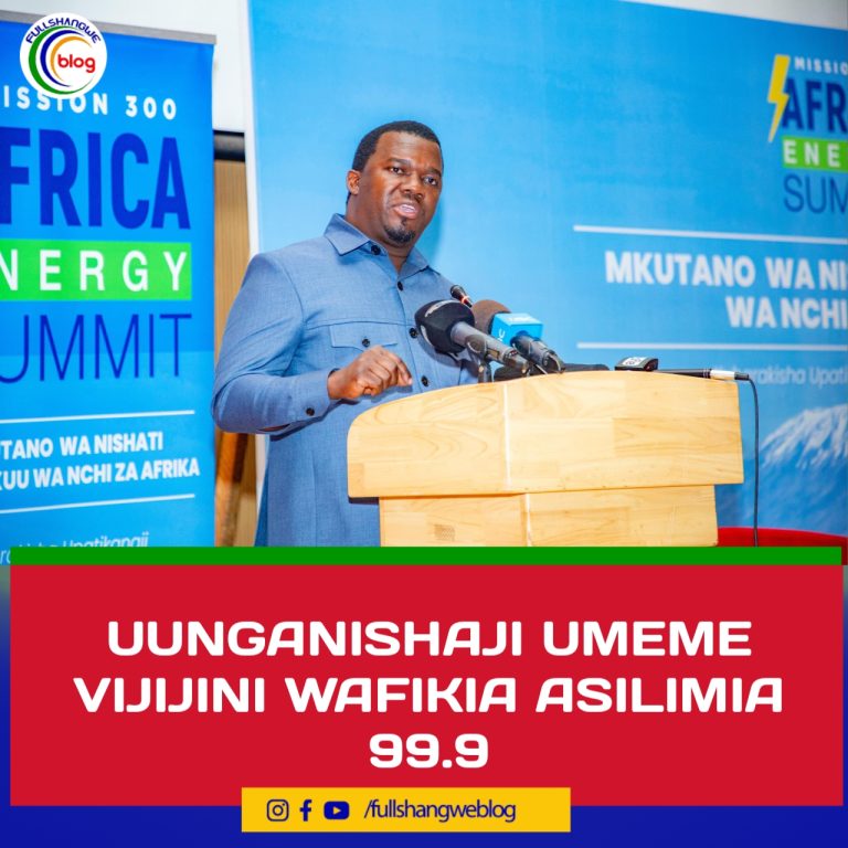 UUNGANISHAJI UMEME VIJIJINI WAFIKIA ASILIMIA 99.9