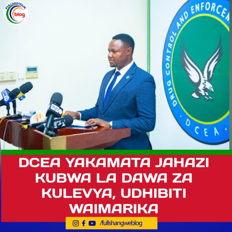 DCEA YAKAMATA JAHAZI KUBWA LA DAWA ZA KULEVYA, UDHIBITI WAIMARIKA