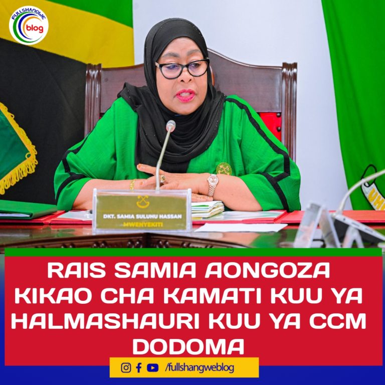 RAIS SAMIA AONGOZA KIKAO CHA KAMATI KUU YA HALMASHAURI KUU YA CCM DODOMA