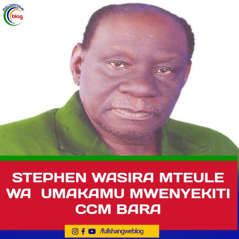 STEPHEN WASIRA MTEULE WA  UMAKAMU MWENYEKITI CCM BARA