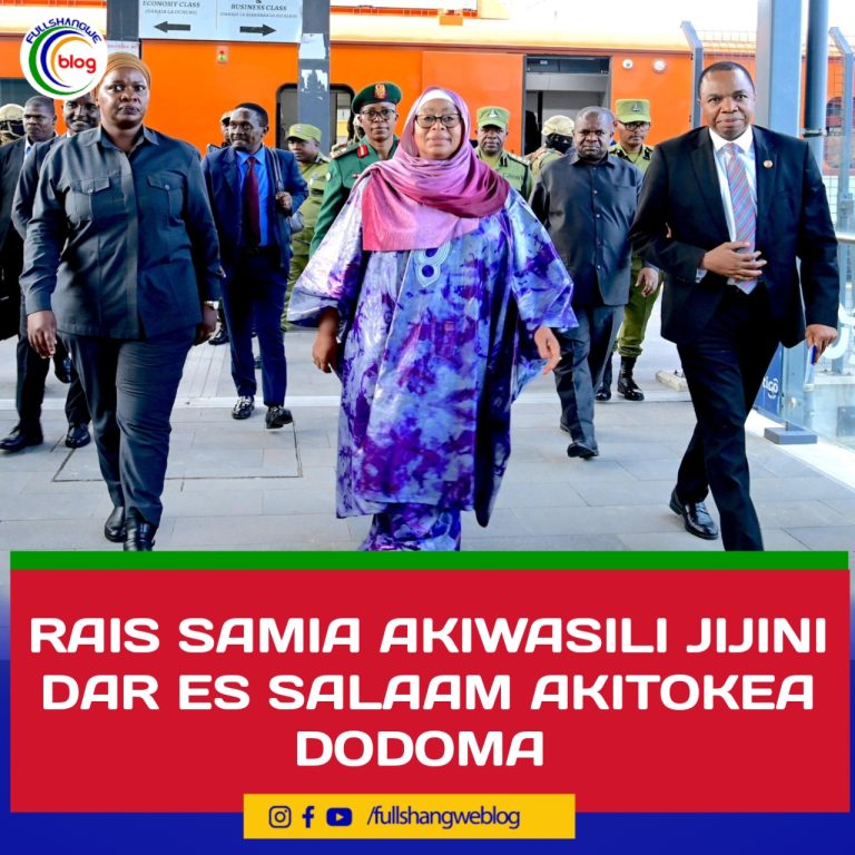 RAIS SAMIA AKIWASILI JIJINI DAR ES SALAAM AKITOKEA DODOMA