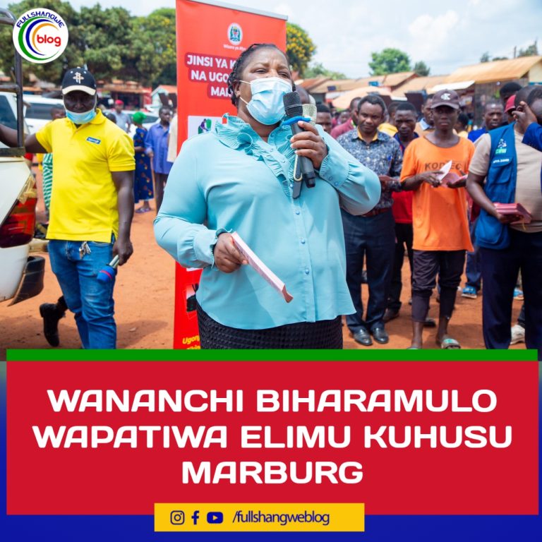 WANANCHI BIHARAMULO WAPATIWA ELIMU KUHUSU MARBURG