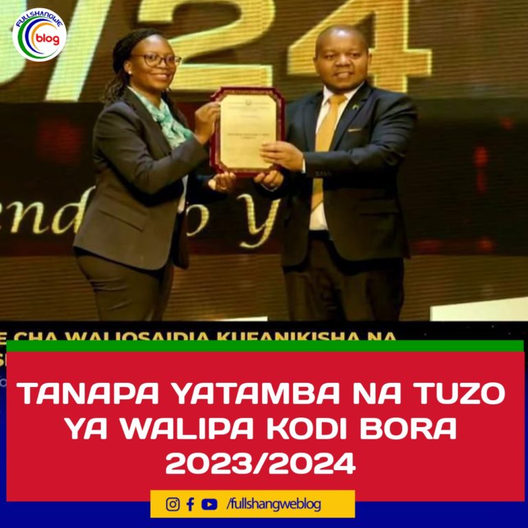 TANAPA YATAMBA NA TUZO YA WALIPA KODI BORA 2023/2024