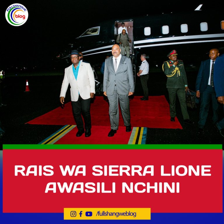 RAIS WA SIERRA LIONE AWASILI NCHINI