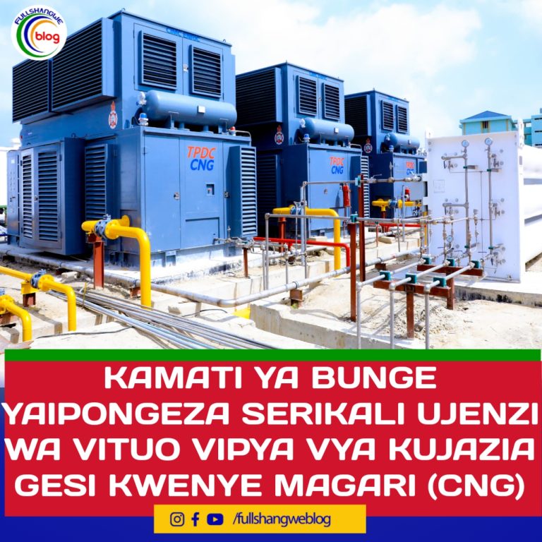 KAMATI YA BUNGE YAIPONGEZA SERIKALI UJENZI WA VITUO VIPYA VYA KUJAZIA GESI KWENYE MAGARI (CNG)