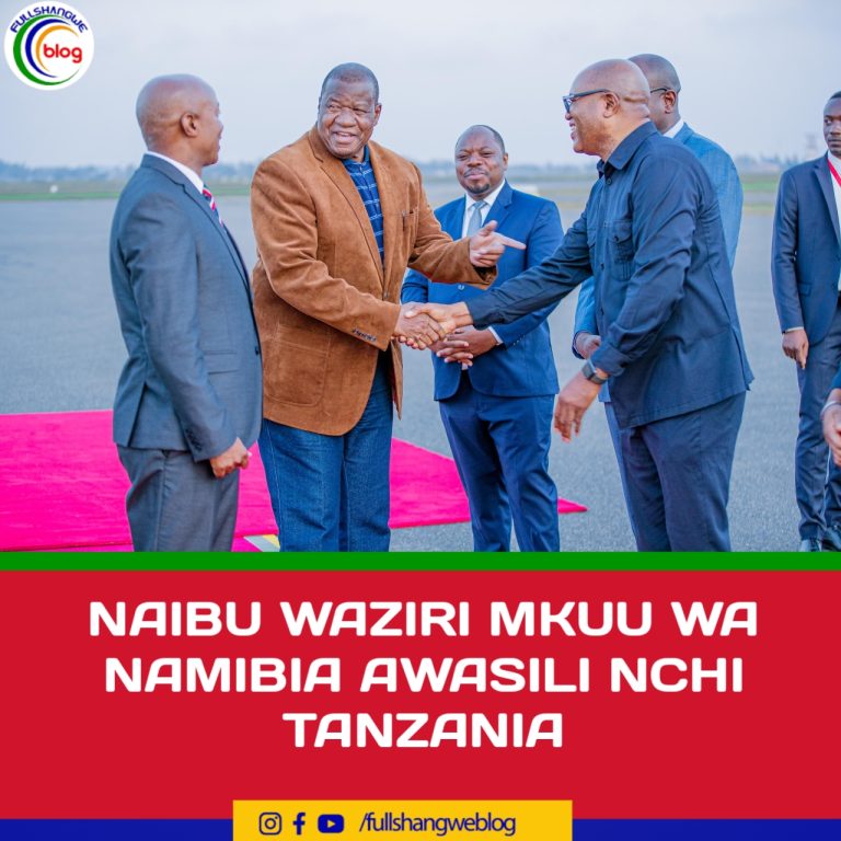 NAIBU WAZIRI MKUU WA NAMIBIA AWASILI NCHI TANZANIA
