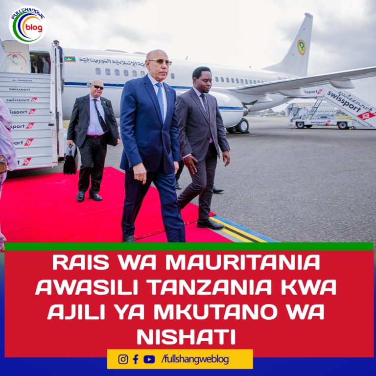 RAIS WA MAURITANIA AWASILI TANZANIA KWA AJILI YA MKUTANO WA NISHATI