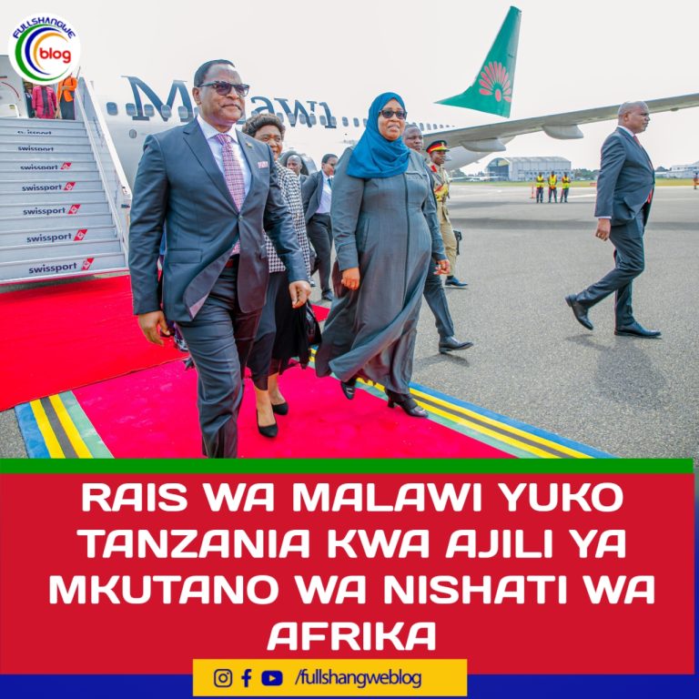RAIS WA MALAWI YUKO TANZANIA KWA AJILI YA MKUTANO WA NISHATI WA AFRIKA