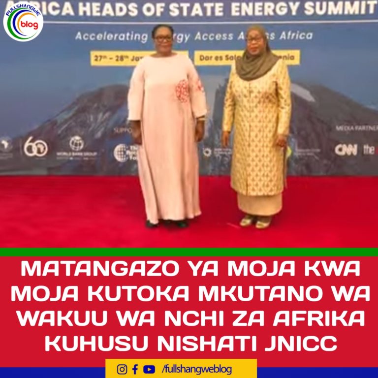 MATANGAZO YA MOJA KWA MOJA KUTOKA MKUTANO WA WAKUU WA NCHI ZA AFRIKA KUHUSU NISHATI UKUMBI WA JNICC