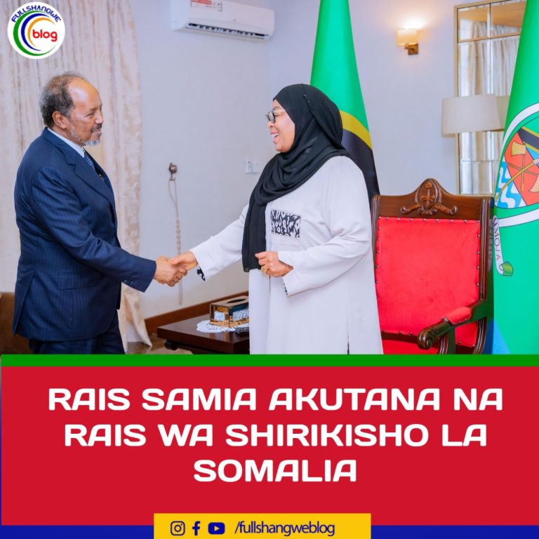RAIS SAMIA AKUTANA NA RAIS WA SHIRIKISHO LA SOMALIA