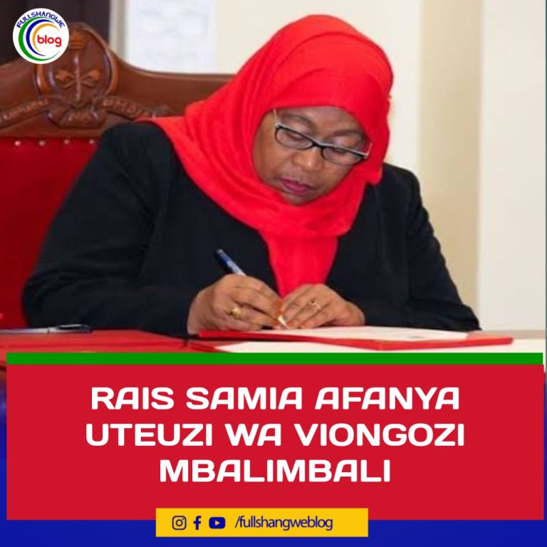RAIS SAMIA AFANYA UTEUZI WA VIONGOZI MBALIMBALI