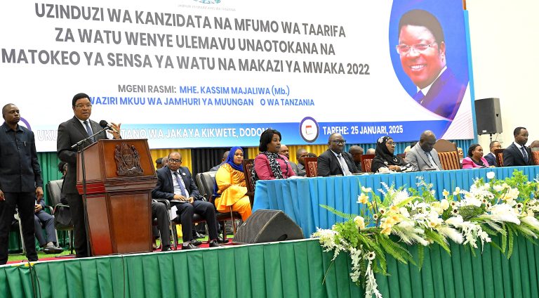 KANZIDATA NA MFUMO WA TAARIFA ZA WATU WENYE ULEMAVU ZAZINDULIWA