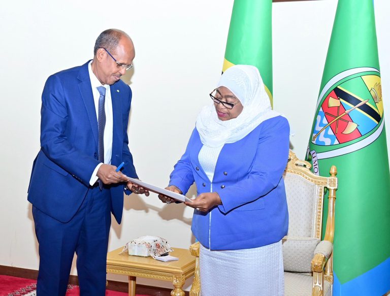 RAIS SAMIA AKUTANA NA MJUMBE MAALUM WA RAIS WA DJIBOUTI