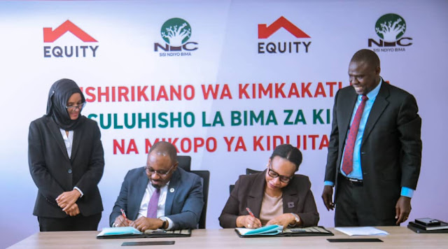 BENKI YA EQUITY YAINGIA MAKUBALIANO NA NIC KUONGEZA UFANISI.
