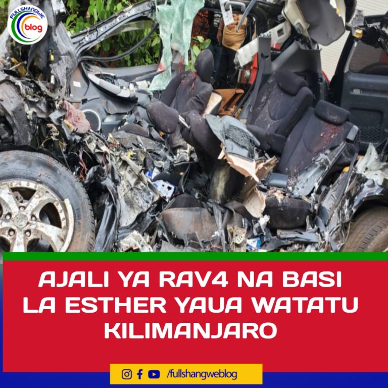 AJALI YA RAV4 NA BASI LA ESTHER YAUA WATATU KILIMANJARO