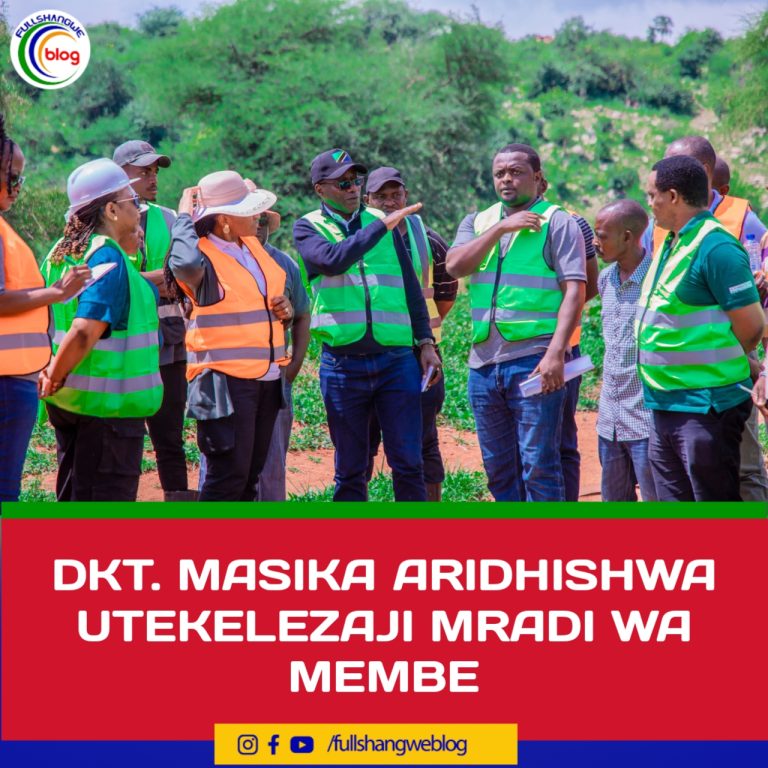 DKT. MASIKA ARIDHISHWA UTEKELEZAJI MRADI WA MEMBE