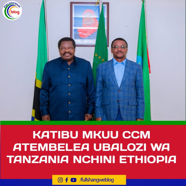 KATIBU MKUU CCM ATEMBELEA UBALOZI WA TANZANIA NCHINI ETHIOPIA